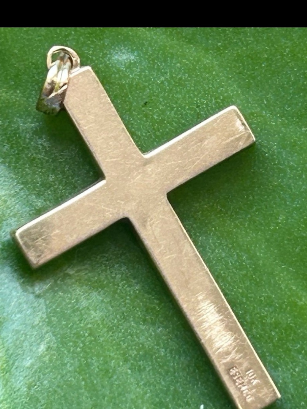 Vintage 10K real solid yellow gold esemco cross pendant not scrap - Picture 4 of 10